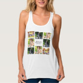 Maak uw eigen fotocollage en tekst tanktop (Voorkant)