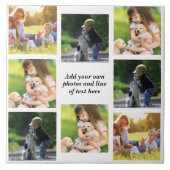 Maak uw eigen fotocollage en tekst tegeltje (Voorkant)