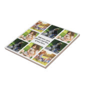 Maak uw eigen fotocollage en tekst tegeltje (Zijkant)