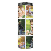 Maak uw eigen fotocollage en tekst thermosbeker (Achterkant)