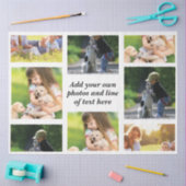 Maak uw eigen fotocollage en tekst tissuepapier (Craft)