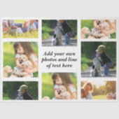 Maak uw eigen fotocollage en tekst tissuepapier (Voorkant)