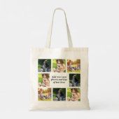 Maak uw eigen fotocollage en tekst tote bag (Achterkant)