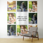 Maak uw eigen fotocollage en tekst wandkleed (In situ)