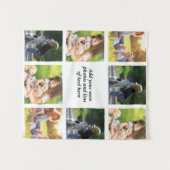 Maak uw eigen fotocollage en tekst wandkleed (Voorkant (horizontaal))