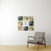 Maak uw eigen fotocollage en tekst wandkleed (In Situ (horizontaal))