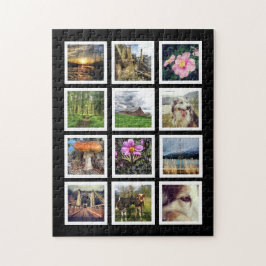 Maak uw eigen fotocollage van 12 Instagram Legpuzzel