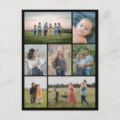 Maak uw eigen fotocollage van 7 foto's briefkaart (Voorkant)