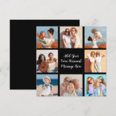 Maak uw eigen fotocollage van 8 foto's Voeg uw gro Notitiekaartje (Voorkant / Achterkant)