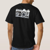 Maak uw eigen fotografe camera T-shirt (Achterkant)