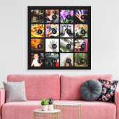 Maak uw eigen fotokunst eenvoudig met 16 afbeeldin canvas afdruk (Insitu (Woonkamer))