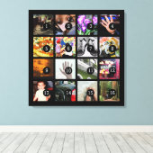 Maak uw eigen fotokunst eenvoudig met 16 afbeeldin canvas afdruk (Insitu (Houten vloer))