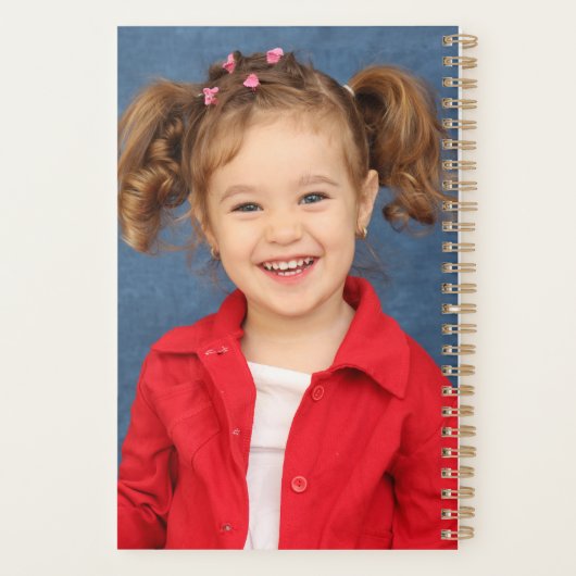 Maak uw eigen fotoplanner | Aangepaste planner (Achterkant)
