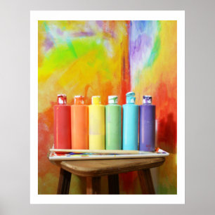 Maak uw eigen foto's van Rainbows Poster
