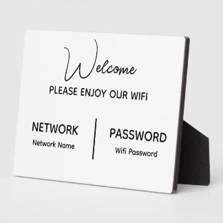Maak Uw Eigen Geniet Van Ons Wifi Fotoplaat