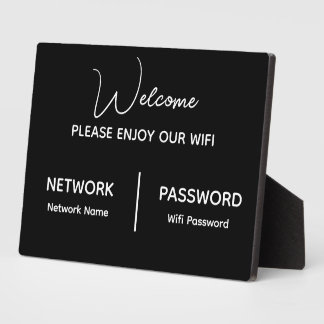 Maak Uw Eigen Geniet Van Ons Wifi Fotoplaat