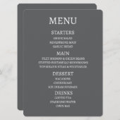 Maak Uw Eigen Gepersonaliseerd Menu (Voorkant / Achterkant)