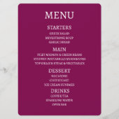 Maak Uw Eigen Gepersonaliseerd Menu (Voorkant)