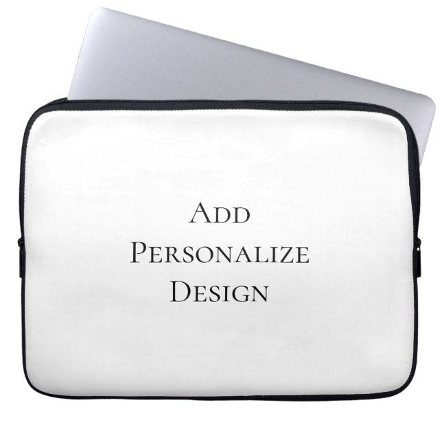 Maak uw eigen gepersonaliseerde aangepaste  laptop sleeve (Voorkant)