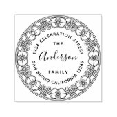 Maak uw eigen gepersonaliseerde aangepaste naam & zelfinktende stempel (Design)
