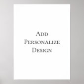 Maak uw eigen gepersonaliseerde aangepaste poster (Voorkant)
