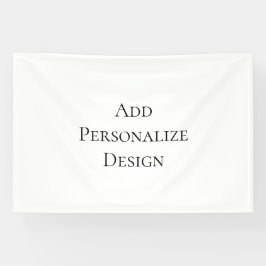 Maak uw eigen gepersonaliseerde aangepaste spandoek