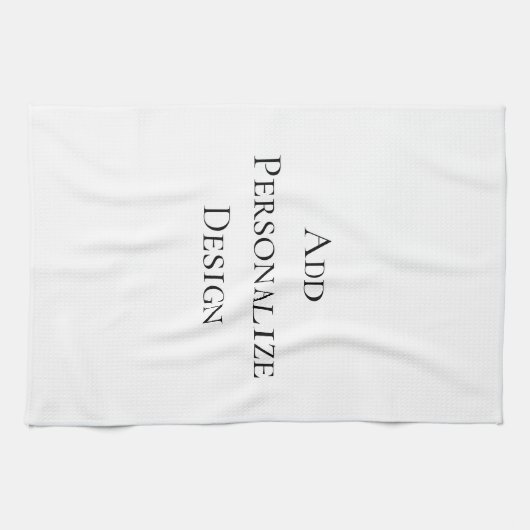 Maak uw eigen gepersonaliseerde aangepaste theedoek (Horizontaal)