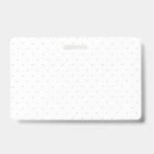 Maak Uw Eigen Gepersonaliseerde Badge (Achterkant)