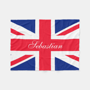 Maak uw eigen gepersonaliseerde Britse vlag Fleece Deken