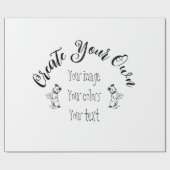 Maak Uw Eigen Gepersonaliseerde Cadeaupapier (Vlak)