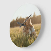 Maak Uw Eigen Gepersonaliseerde Foto Grote Klok (Hoek)