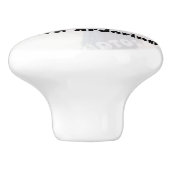 Maak uw eigen gepersonaliseerde foto van de sjablo keramische knop (Zijkant)