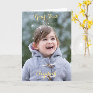 Maak uw eigen gepersonaliseerde fotokaart kaart