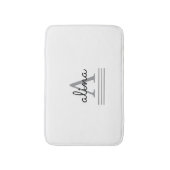 Maak Uw Eigen Gepersonaliseerde Monogram Badmat (Voorkant Verticaal)