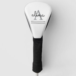 Maak Uw Eigen Gepersonaliseerde Monogram  Golfheadcover