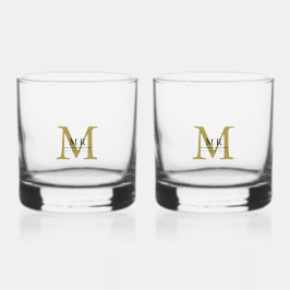 Maak Uw Eigen Gepersonaliseerde Monogram, Naam Toe Whisky Glas