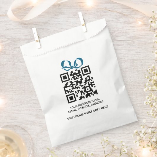 Maak Uw Eigen Gepersonaliseerde QR Code Zakelijk Bedankzakje (Geknipt)