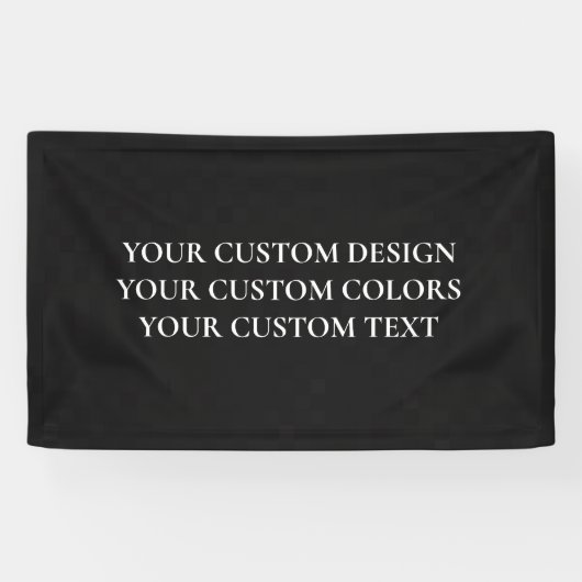 Maak Uw Eigen Gepersonaliseerde Spandoek (Horizontaal)