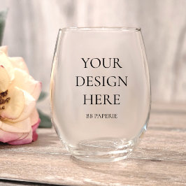 Maak Uw Eigen Gepersonaliseerde Wijnglas Zonder Voet