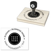 Maak uw eigen grote aangepaste bedrijfslogo-bedrij rubberstempel (Gestempeld)