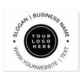 Maak uw eigen grote aangepaste bedrijfslogo-bedrij rubberstempel (Afrduk)