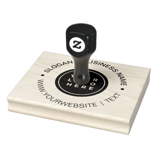 Maak uw eigen grote aangepaste bedrijfslogo-bedrij rubberstempel (Stempel)