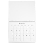 Maak uw eigen grote agenda op maat kalender (Mar 2026)