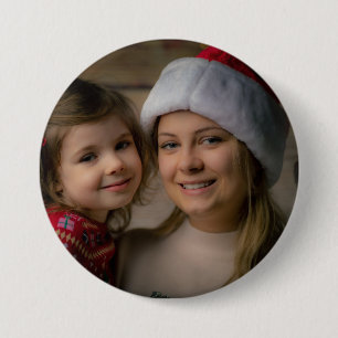 MAAK UW EIGEN GROTE FOTOKNOP RONDE BUTTON 7,6 CM
