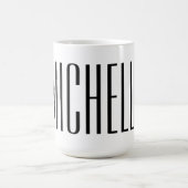 Maak uw eigen grote persoonlijke naam koffiemolen koffiemok (Center)