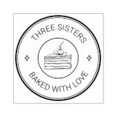 Maak Uw Eigen Grote Thuis Gemaakte Aangepaste Logo Rubberstempel (Afrduk)