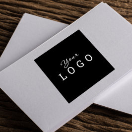 Maak uw eigen grote vierkant Logo van het Bedrijf  Rubberstempel