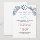 Maak uw eigen huwelijksuitnodigingen kaart (Voorkant / Achterkant)