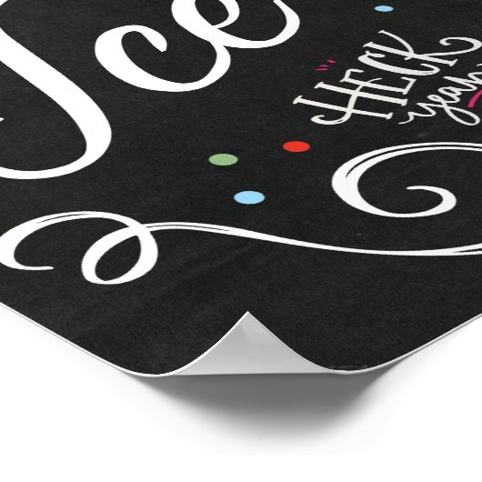 Maak uw eigen ijsje voor ononderbroken teken poster (Hoek)