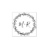 Maak uw eigen Initialen voor aangepaste kalligrafi Rubberstempel (Afrduk)